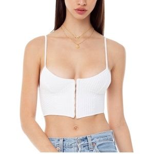 ARE YOU AM I KEKE BUSTIER TOP